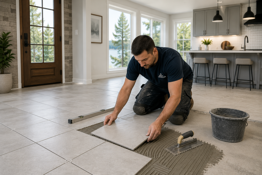 Local Installation for Tile Flooring